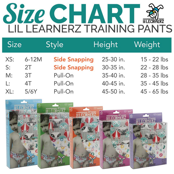 Lil Learnerz Training Pants (2pk) - Dragons Fly & Invader