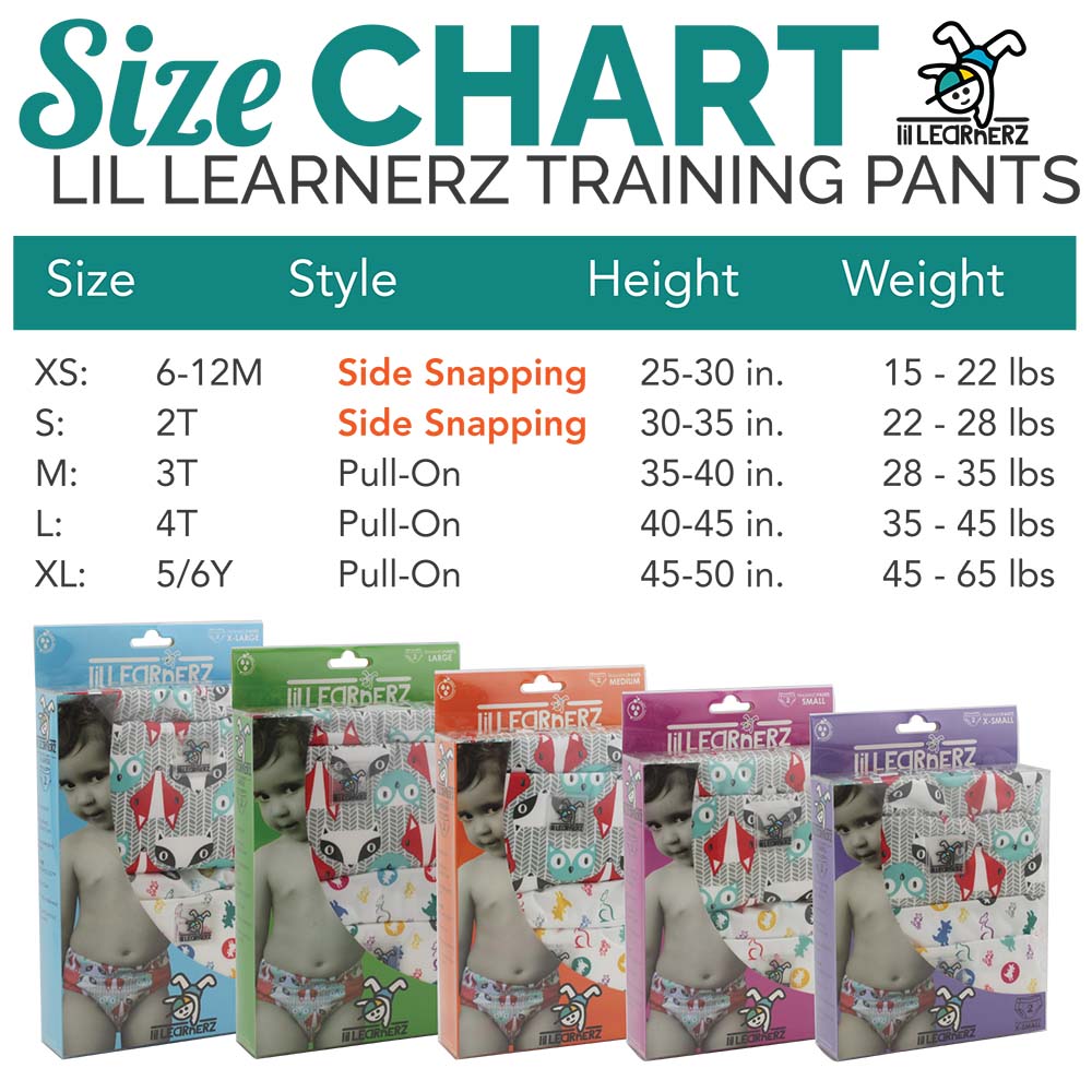 Lil Learnerz Training Pants (2pk) - Tula + Kanga Care :: Wander
