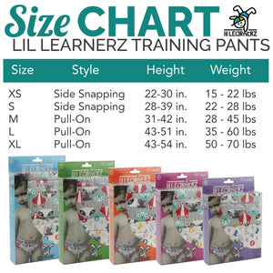 Lil Learnerz Training Pants (2pk) - Charlie