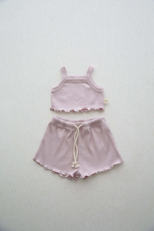 Lilac Crop-Short Set