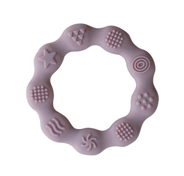 Silicone Teething Ring - Dusty Lilac