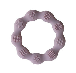 Silicone Teething Ring - Dusty Lilac