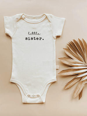 Little Sister Organic Baby Bodysuit