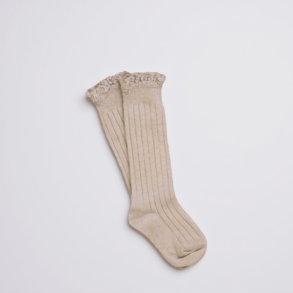 Little Love Bug Co Lace Top Knee High Socks 2 Pairs