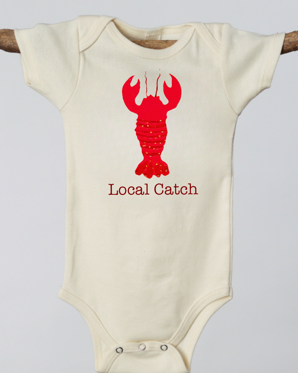 Lobster Local Catch Lobster Short Sleeve Romper