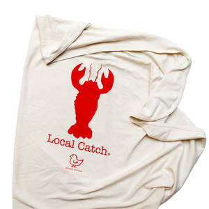 Lobster Long Sleeve Romper, Hat & Blanket Gift Set