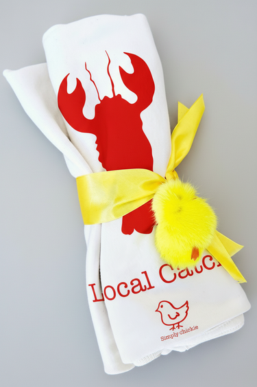 Lobster Local Catch Lobster Baby Blanket