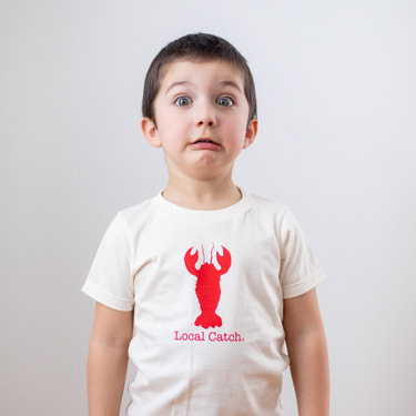 Lobster Kids T-Shirt  Local Catch - Soft Fabric for Baby & Toddler