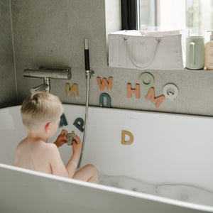 Mushie Diaper Caddy Quilted with Removable Dividers