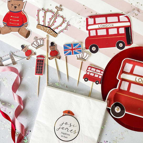 London Royal Small Disposable Paper Napkins (16pcs)