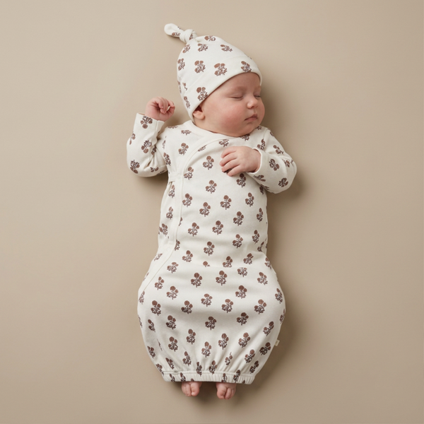 Organic Kimono Infant Sleep Gown - Loom