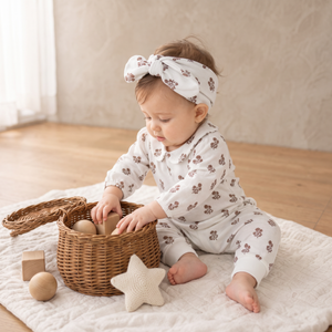 Organic Ruffle Collar Onesie & Pants Set - Loom