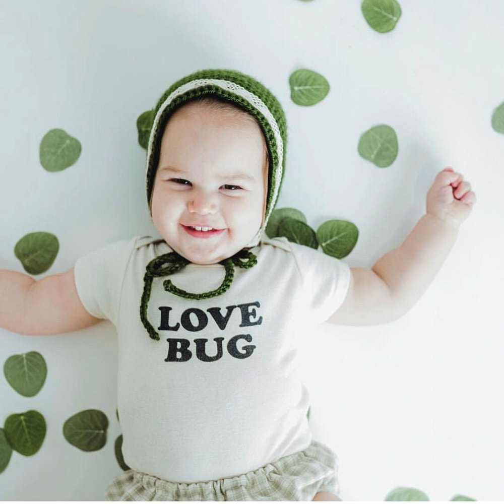 Love Bug Organic Baby Bodysuit