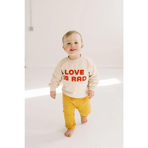 Love is Rad Kids Pullover Sweatshirt
