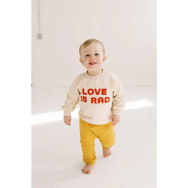 Love is Rad Kids Pullover Sweatshirt