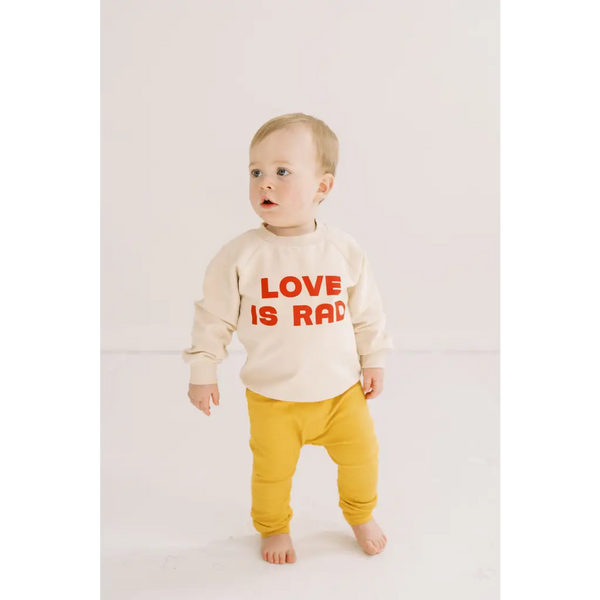 Love is Rad Kids Pullover Sweatshirt