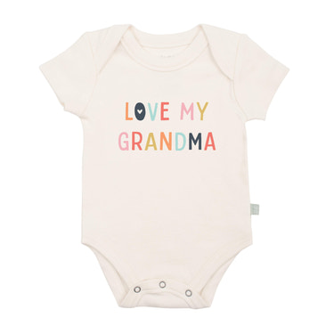 graphic bodysuit | love grandma