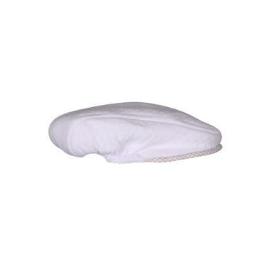 Boys white and beige cotton gingham cap by LUCAS - stylish and comfortable baby bonnet.