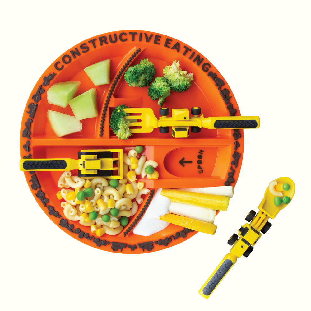"Fan Bundle: Colorful baby and toddler tableware set for mealtime fun and convenience."