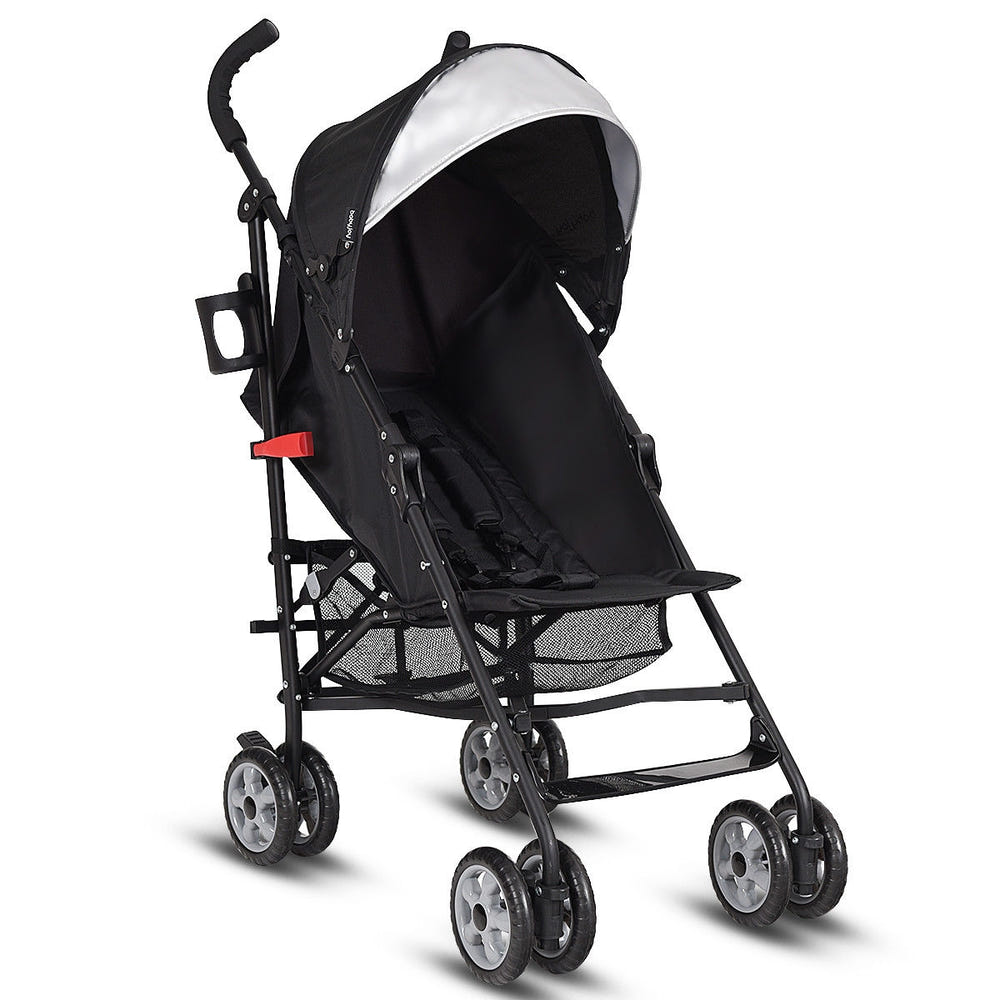 Lightweight folding baby umbrella stroller for easy travel with toddlers.