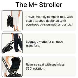 M+ Stroll & Lounge Compact Travel System