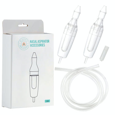 Happy Breathing Suction Baby Nasal Aspirator Accessories for effective nasal care and comfort for infants.