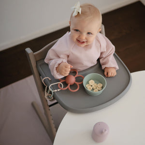 Mushie Silicone Suction Bowl for Babies Learning to Feed