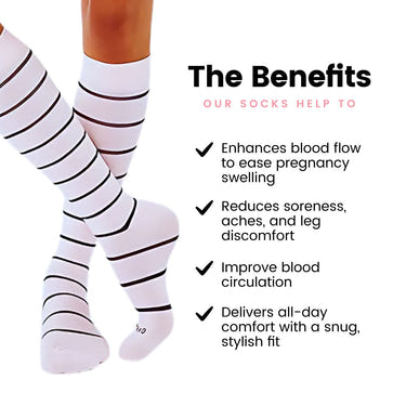 Mama Maternity Compression Socks for comfort and support during pregnancy. Ideal for expecting mothers.