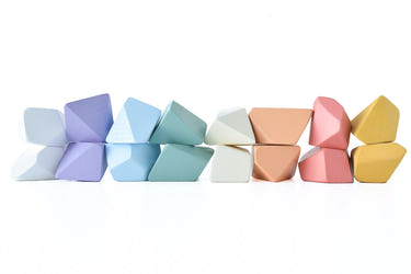 Matte Rainbow Set of 16 baby health and safety products for colorful, safe playtime.