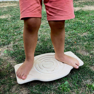 Maze Wooden Balance Board for kids - durable, safe, and perfect for developing balance and coordination skills.