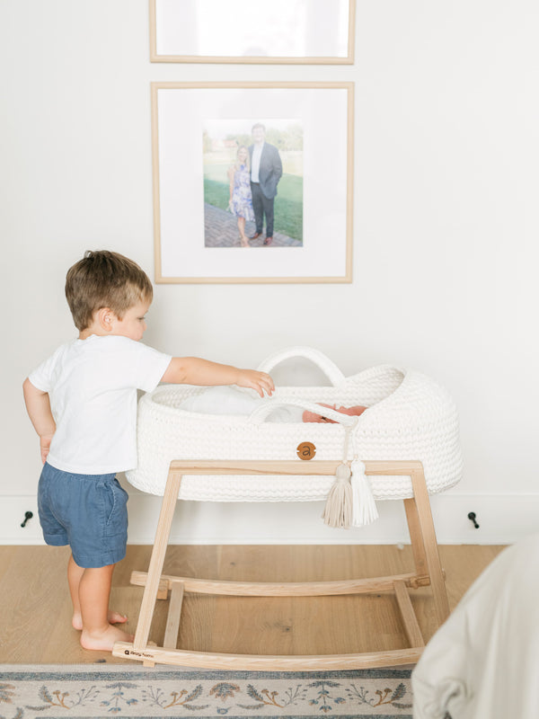 Standard Moses Basket with Round Hood
