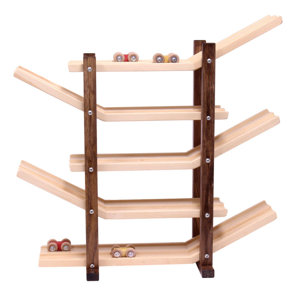 Amish-Made, Handcrafted Wooden Car Roller Racetrack Action Toy