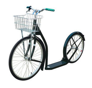 Amish-Made Deluxe Kick Scooter Bike, 24" Front Wheel 20" Rear Wheel, Adult-Size
