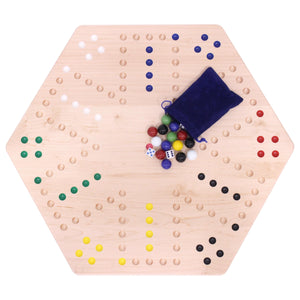 Aggravation Wahoo Marble Board Game, Double-Sided