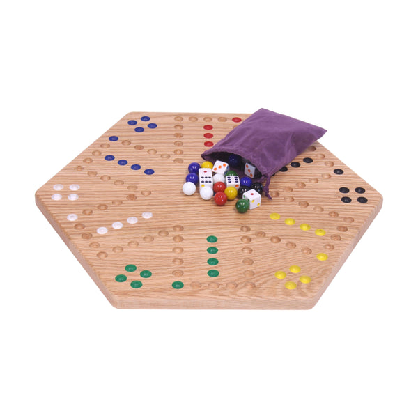 Aggravation Wahoo Marble Board Game, Double-Sided