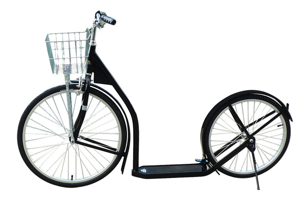 Amish-Made Deluxe Kick Scooter Bike, 24" Front Wheel 20" Rear Wheel, Adult-Size