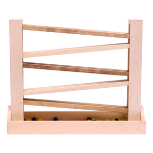 Amish-Made Heirloom Marble Roller Wooden Toy - Child-Safe Finish