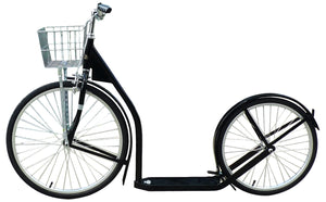 Amish-Made Deluxe Kick Scooter Bike, 24" Front Wheel 20" Rear Wheel, Adult-Size