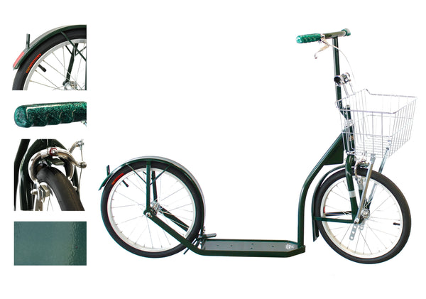 Amish-Made Deluxe Kick Scooter Bike, Model 1660, Big Kid Size