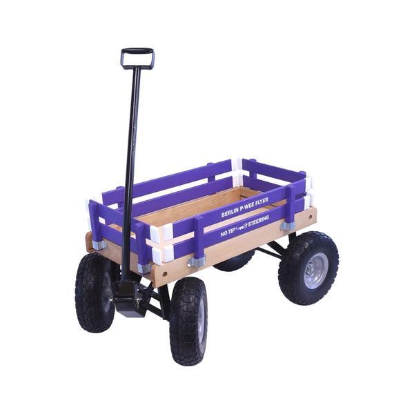 Amish Toy Box Berlin Big-Foot Pull Behind Wagon 10 inch Tires