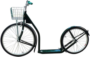 Amish-Made Deluxe Kick Scooter Bike, 24" Front Wheel 20" Rear Wheel, Adult-Size