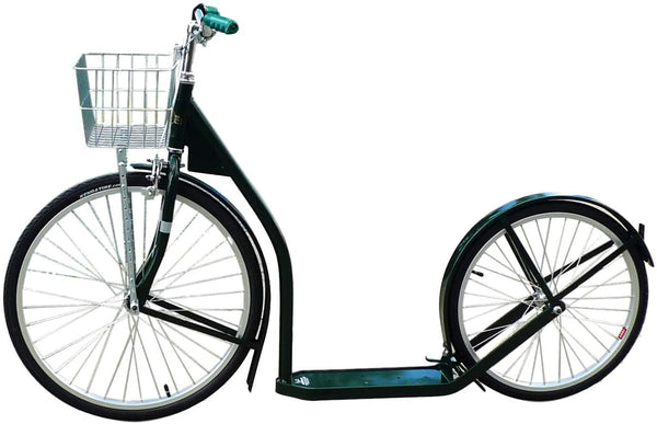 Amish-Made Deluxe Kick Scooter Bike, 24" Front Wheel 20" Rear Wheel, Adult-Size