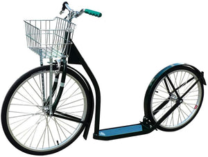 Amish-Made Deluxe Kick Scooter Bike, 24" Front Wheel 20" Rear Wheel, Adult-Size