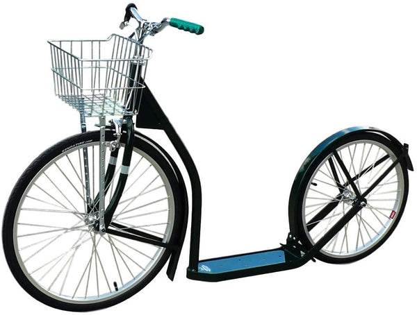 Amish-Made Deluxe Kick Scooter Bike, 24" Front Wheel 20" Rear Wheel, Adult-Size