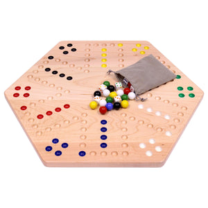 Aggravation Wahoo Marble Board Game, Double-Sided