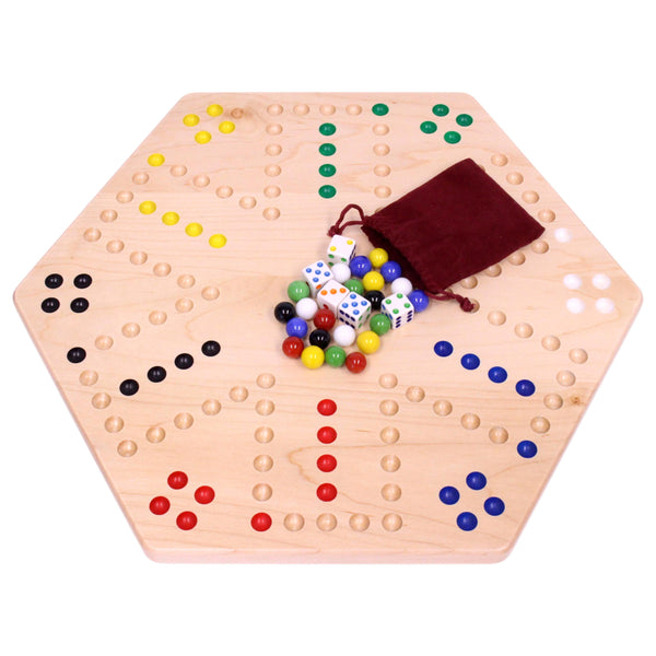 Aggravation Wahoo Marble Board Game, Double-Sided