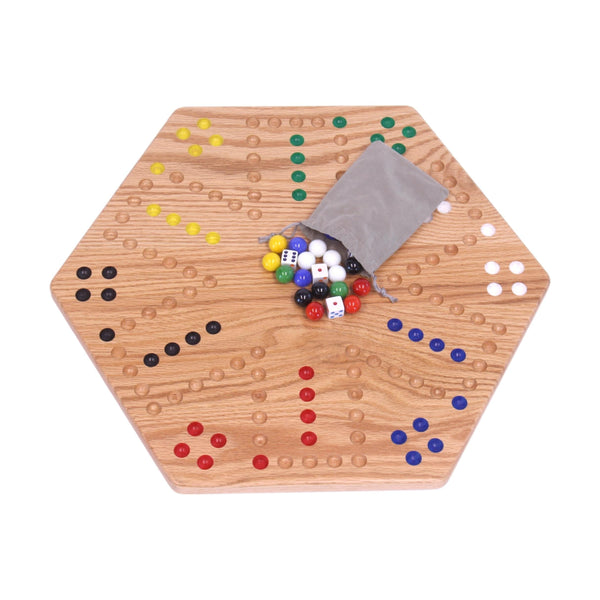 Aggravation Wahoo Marble Board Game, Double-Sided