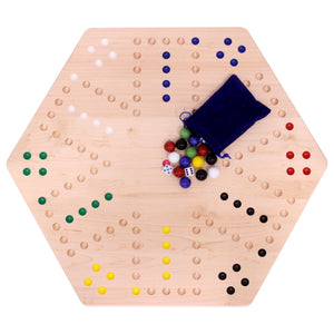 Aggravation Wahoo Marble Board Game, Double-Sided