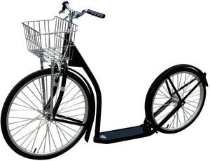 Amish-Made Deluxe Kick Scooter Bike, 24" Front Wheel 20" Rear Wheel, Adult-Size