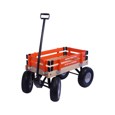 Amish Toy Box Berlin Big-Foot Pull Behind Wagon 10 inch Tires